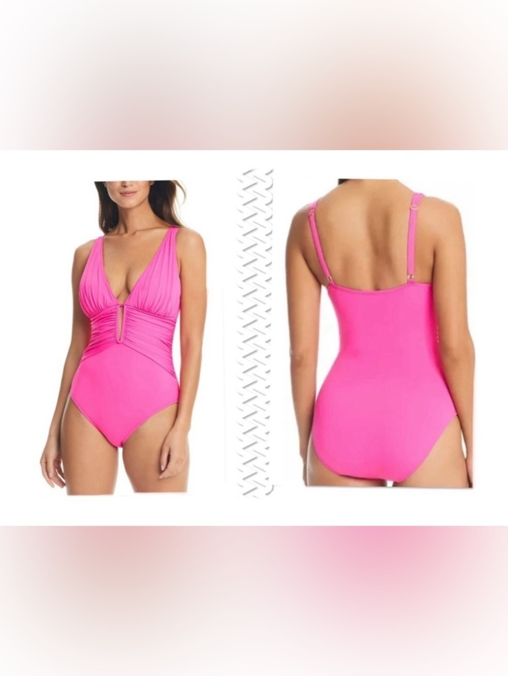 BLEU BY ROD BEATTIE MOLDED-CUP ONE-PIECE SWIMSUIT SIZE 20W